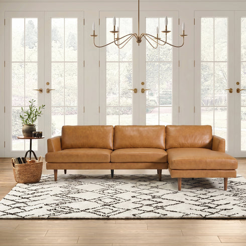 Samuel Tapered Arm 2-Piece Sectional
