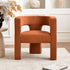 Herbert Modern Bouclé Armchair - Caramel Accent Chair | Decorative Accent Chairs | Kinwell Furniture | Modern Accent Chairs