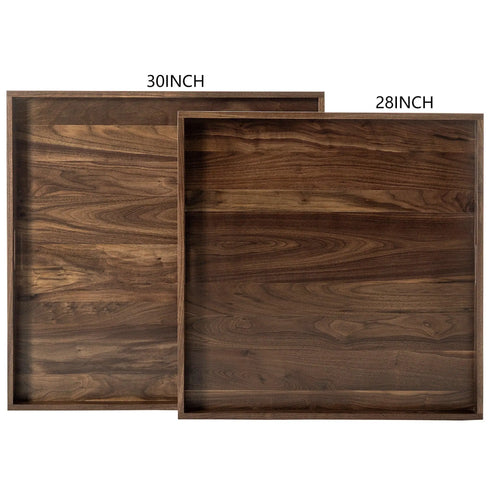 Square Black Walnut Serving Tray - Kinwell Furniture