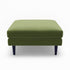Albert Linen Blend Ottoman – Footrest & Pouf | Living Room Accent Seat | Kinwell Furniture | Contemporary Ottoman | Green