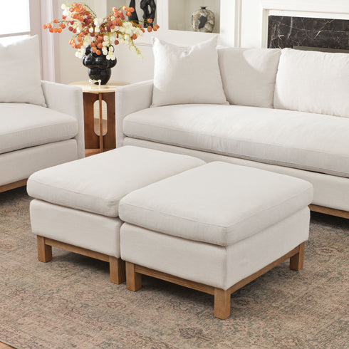 Albert Goose Down Feathers Ottoman