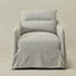 Clara Linen Slipcover Swivel Chair