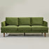 Green Upholstered Sofa – Albert Sofa Couch | 3-Seater Sofa | Kinwell Furniture | Mid-Century Modern, Timeless Design