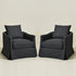 Eliza Slipcover Swivel Barrel Chair