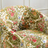 Susie Botanical Jacquard Swivel Barrel Chair - Botanical Jacquard Accent Chair | Modern Swivel Accent Chair | Upholstered Swivel Armchair | Kinwell Furniture | 360 Degree Swivel Barrel Chair | Floral Jacquard Armchair | Living Room Accent Chairs | Luxury Statement Chair