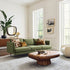 Green Upholstered Sofa – Albert Sofa Couch | 3-Seater Sofa | Kinwell Furniture | Mid-Century Modern, Timeless Design