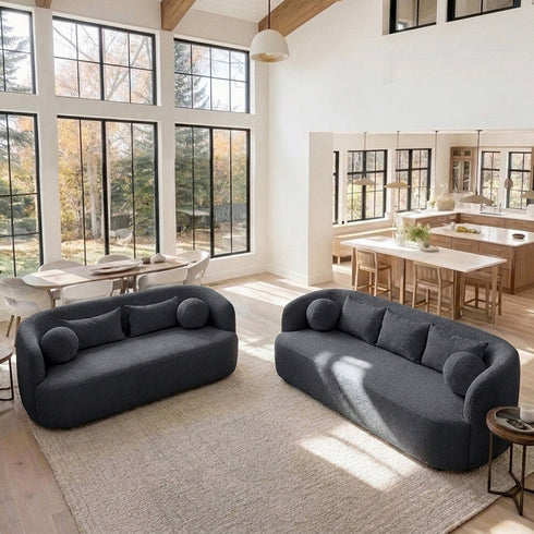Ashlie Bouclé 3-Seater Sofa