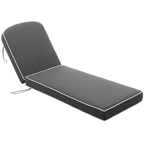 Ranu Extra Thick Outdoor Cushion Set – Gray Patio Chair Cushions | Outdoor Seat & Back Cushions | Weather-Resistant Outdoor Cushions | Kinwell Furniture