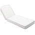 Ranu Extra Thick Outdoor Cushion Set – White Patio Chair Cushions | Outdoor Seat & Back Cushions | Weather-Resistant Outdoor Cushions | Kinwell Furniture