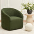 Susie Bouclé Swivel Barrel Chair - Comfortable Swivel Chair | Modern Swivel Chairs | Kinwell Furniture | Modern Swivel Chairs
