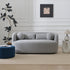 Ashlie Bouclé Loveseat |Light Gray Loveseat | Fabric Loveseat Couch | Kinwell Furniture | Modern Loveseats & Comfortable Loveseat Sofa