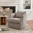 Minerva Swivel Barrel Chair - Gray Modern Swivel Chair | Swivel Accent Chairs | Kinwell Furniture | Swivel Armchairs