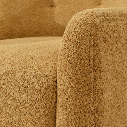 Vestie Chenille Swivel Barrel Chair - Stylish Swivel Chair | Living Room Swivel Accent Chairs | Kinwell Furniture | Most Comfortable Swivel Chairs