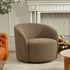 Everitte Bouclé Swivel Barrel Chair