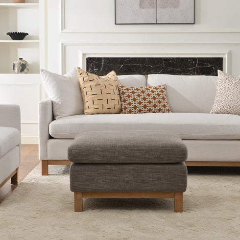 Albert Goose Down Feathers Ottoman