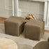 Ida Bouclé Square Ottoman