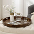 Round Black Walnut Serving Tray - Kinwell Furniture