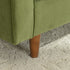 Tiziano Tufted Armchair – Green Velvet Accent Chair with Pillows | Mid-Century Lounge Chair | Kinwell Furniture