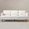 Ivory Upholstered Sofa – Albert Sofa Couch | 3-Seater Sofa | Kinwell Furniture | Mid-Century Modern, Timeless Design