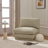 Montyne Bouclé Armless Chair - Comfortable Accent Chair | Side Chairs for Living Room | Kinwell Furniture | Oversize Accent Chairs & Large Accent Chairs