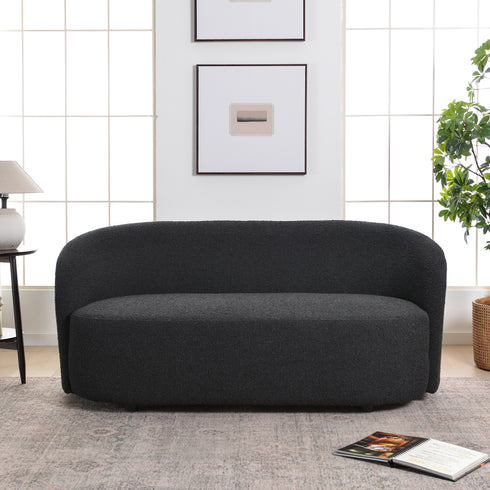 Everitte Bouclé Loveseat Sofa | Fabric Loveseat Couch | Kinwell Furniture | Modern Loveseats & Comfortable Loveseat Sofa