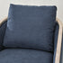 Barnett Swivel Barrel Chair - Navy Modern Swivel Chair | Swivel Accent Chairs | Kinwell Furniture | Swivel Armchairs