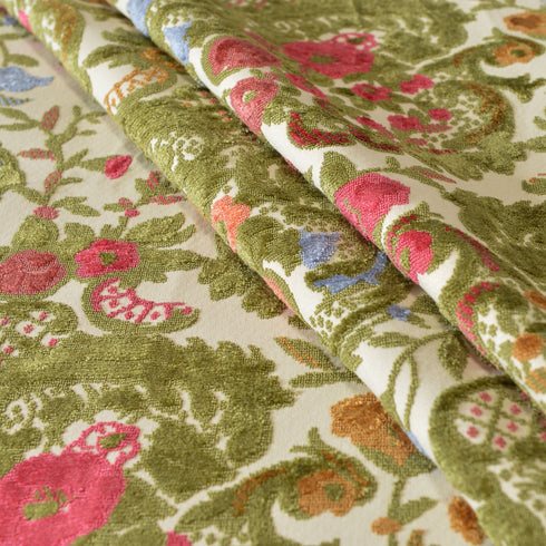 Kinwell Exclusive | Olin Botanical Jacquard Ottoman