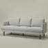 Gray Upholstered Sofa – Albert Sofa Couch | 3-Seater Sofa | Kinwell Furniture | Mid-Century Modern, Timeless Design