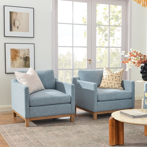 Albert Goose Down Feathers Armchair