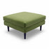 Albert Linen Blend Ottoman – Footrest & Pouf | Living Room Accent Seat | Kinwell Furniture | Contemporary Ottoman | Green