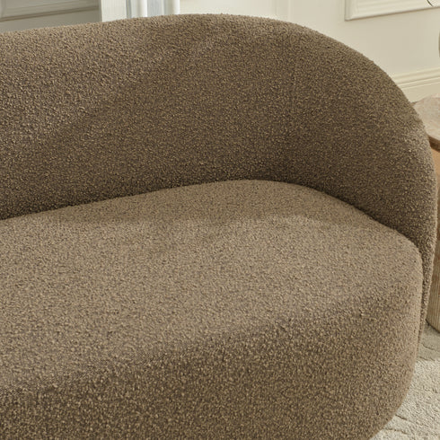 Everitte Bouclé Loveseat Sofa