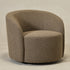 Everitte Bouclé Swivel Barrel Chair