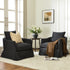 Eliza Slipcover Swivel Barrel Chair – Black Swivel Armchair | Washable Slipcover Chair | Kinwell Furniture | Cozy Lounge Chair