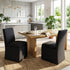 Diane Performance Dining Side Chair with Casters - Dining Chair | Modern Kitchen Chairs | Kinwell Furniture | Dining Chairs Performance Fabric