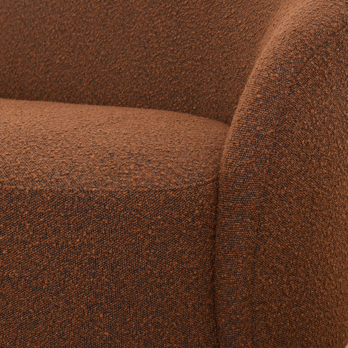 Everitte Bouclé Loveseat Sofa | Fabric Loveseat Couch | Kinwell Furniture | Modern Loveseats & Comfortable Loveseat Sofa