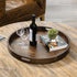 Round Black Walnut Serving Tray - Kinwell Furniture