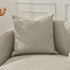Susie Oatmeal Bouclé Sofa | Contemporary Oatmeal Loveseat | Kinwell Furniture | Chic Bouclé Couch with Pillows