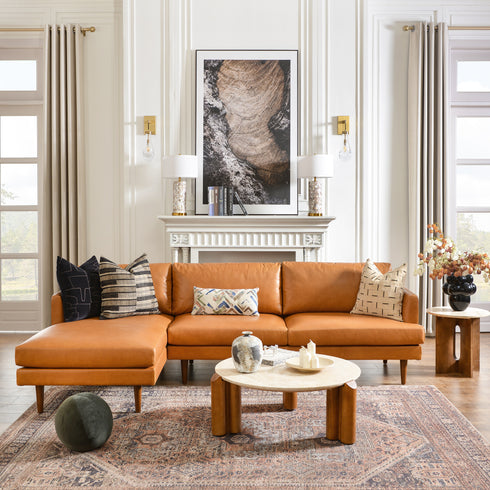Samuel Tapered Arm 2-Piece Sectional