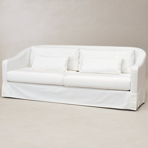 Herman Performance Fabric Slipcovered Sofa - 3 Seater Sofa | Three Seater Couch | Kinwell Furniture | Modern 3 Seater Sofas