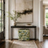 Kinwell Exclusive | Ida Embroidered Fabric Square Ottoman