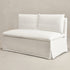 Nelly Performance Bench Banquette - White Modern Banquette Bench | Dining Benches & Banquettes | Kinwell Furniture | Upholstered Banquette Bench