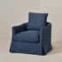 Eliza Slipcover Swivel Barrel Chair