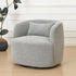 Ashlie Bouclé Swivel Barrel Chair