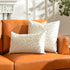 Kenneth Two-Tone Textured Throw Pillow