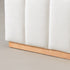 Agnes Linen Platform Bed - Beige / Gray Upholstered Bed | Queen & King Platform Beds | Kinwell Furniture | Modern Linen Bed Frames