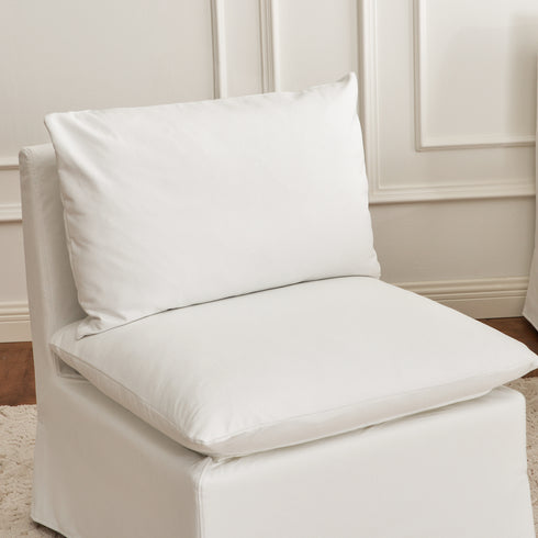 Nelly Performance Dining Chair - White Modern Dining Chair | Dining Chairs | Kinwell Furniture | Upholstered Dining Chairs