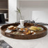 Round Black Walnut Serving Tray - Kinwell Furniture