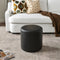 Elof Faux Leather Ottoman - Compact & Versatile Pouf | Living Room Footrest | Kinwell Furniture | Contemporary Ottomans
