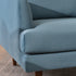 Upholstered Armchair – Blue Square Arm Accent Chair | Performance Fabric Armchair | Kinwell Furniture | Scandinavian, Timeless Design
