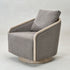 Barnett Swivel Barrel Chair - Slate Gray Modern Swivel Chair | Swivel Accent Chairs | Kinwell Furniture | Swivel Armchairs